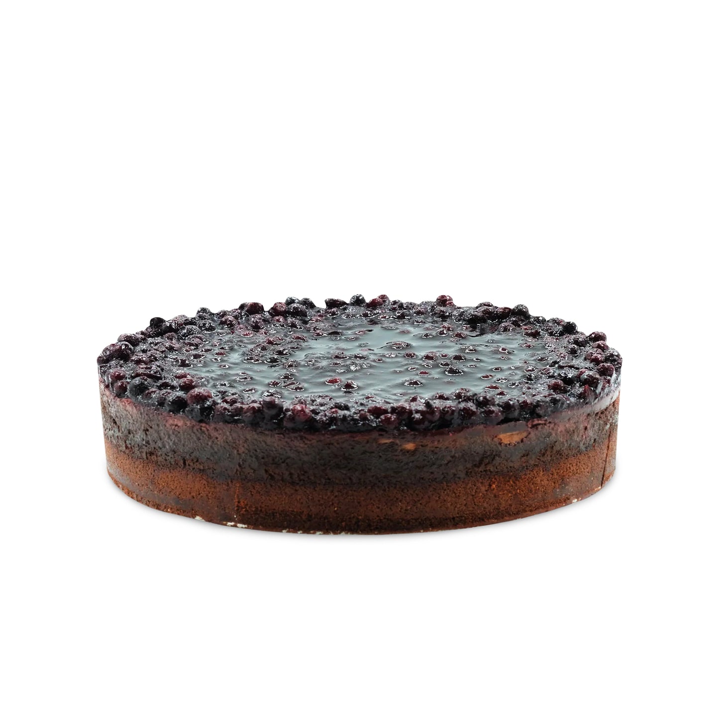 Brownie Blueberry Vanilla Cheesecake